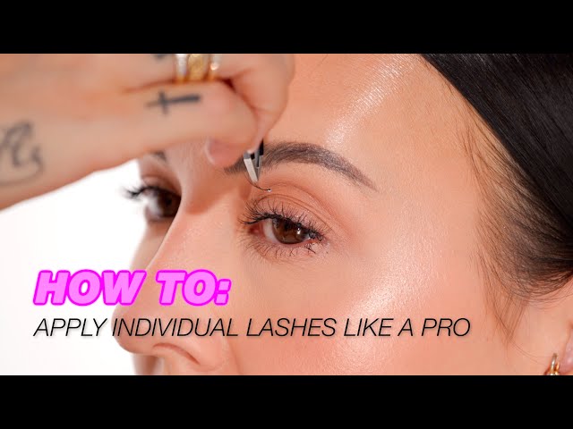 How To Apply Individual Eyelashes Like a Pro