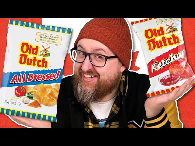 Irish People Try Old Dutch Canadian Chips