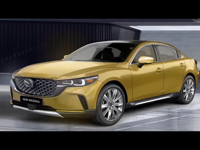 The next generation Mazda 6 2024 with the Skyactiv-X engine as the driving force