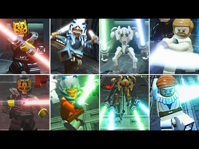Lego Star Wars The Clone Wars Vs. The Force Awakens Characters Side by Side Comparison