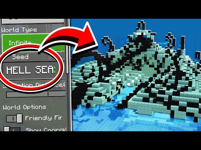 CURSED OCEAN MONUMENT SEED in Minecraft! (Scary Survival EP71)