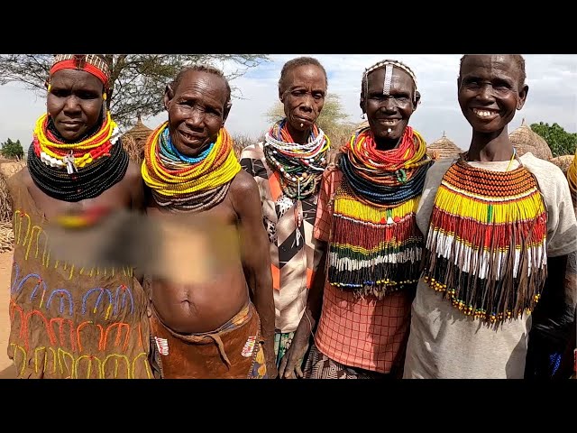 Women in this Tribe Sleep With 10 Pound Necklaces - Nyangatom Tribe
