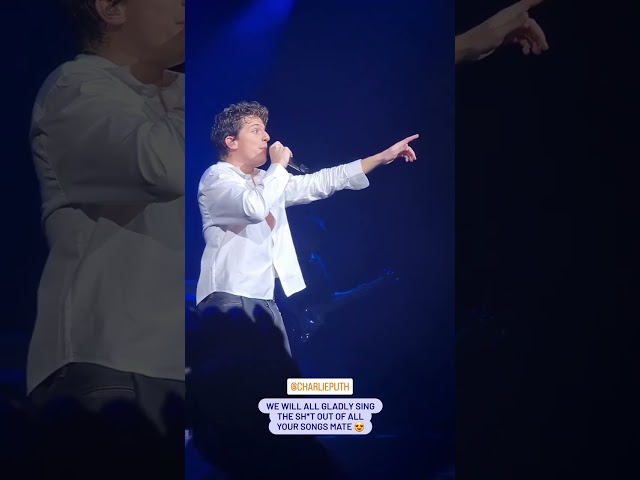 Charlie Puth performing “Left and Right” in Melbourne Night 1 | October 29, 2023