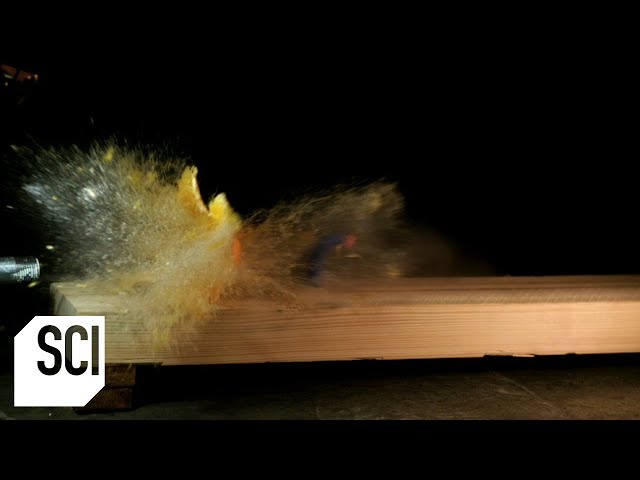 Foam Darts Slay Fruit in Slo-Mo | Outrageous Acts of Science