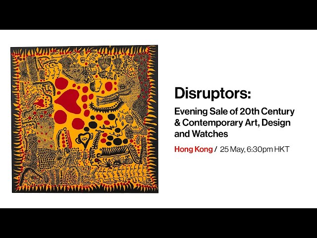 Livestream | Disruptors: Evening Sale of 20th Century & Contemporary Art, Design and Watches