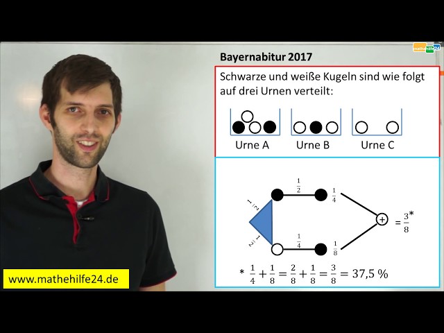 Bayernabitur 2017: Aufgabengruppe 2: Teil B: Stochastik: Aufgabe 2a | Mathematik