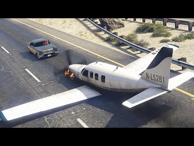 GTA 5 EPIC AIRPLANE CRASHES AND LANDINGS (Best of 2018 Compilation)