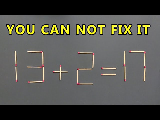 Matchstick Puzzle - Fix The Equation part 69 #matchstickpuzzle #simplylogical#Puzzlewithmatches