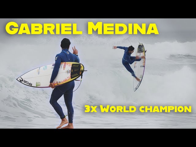 RAW Gabriel Medina Surfs Fun Waves in Portugal!!!
