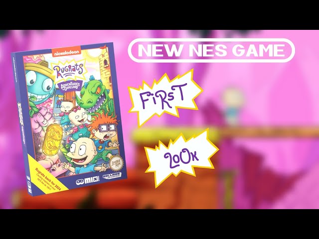 Rugrats: Adventures in Gameland - New NES game - First look Gameplay