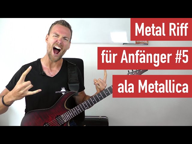 Metal Riffs für E Gitarren Anfänger #5 - im Stil von Metallica - Guitar Master Plan