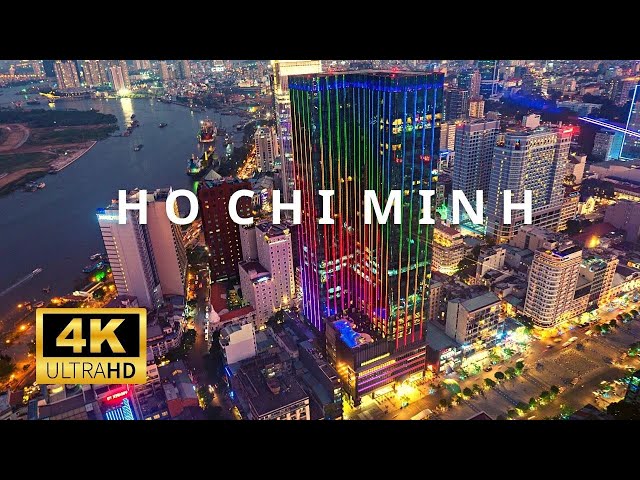 Ho Chi Minh City, Vietnam 🇻🇳 in 4K ULTRA HD 60 FPS by Drone