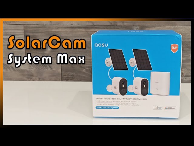 AOSU SolarCam System Max Dual Wireless Solar Powered Security Camera System Review