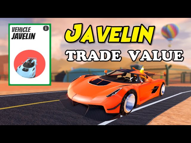 Jailbreak JAVELIN became LIMITED! Trade Value & Tips (Roblox Jailbreak)