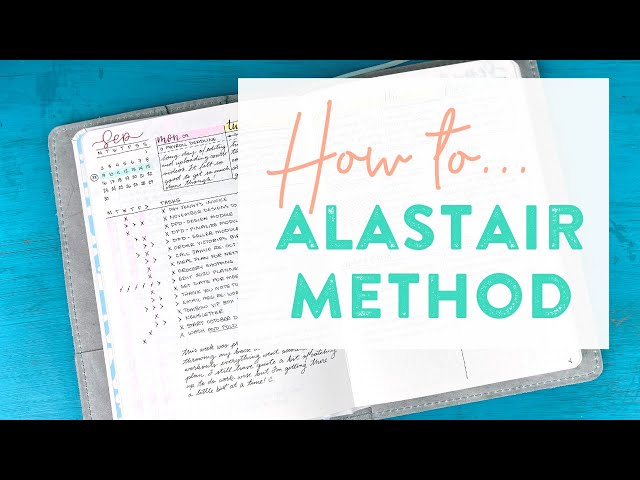 Using the Alastair Method in Your Bullet Journal