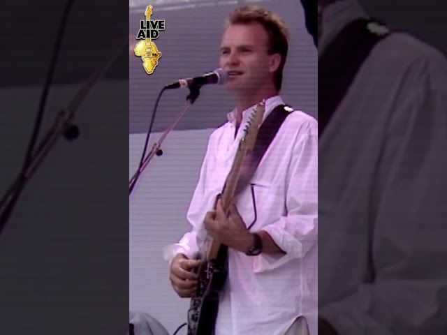 Sting with Driven To Tears at Live Aid, 1985. Watch the full video in the official Live Aid channel.