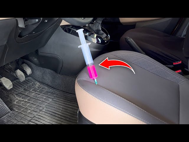 Why Shrewd Drivers Put Syringe in Car Seat? Car Hacks Will Make Your Car Level 100