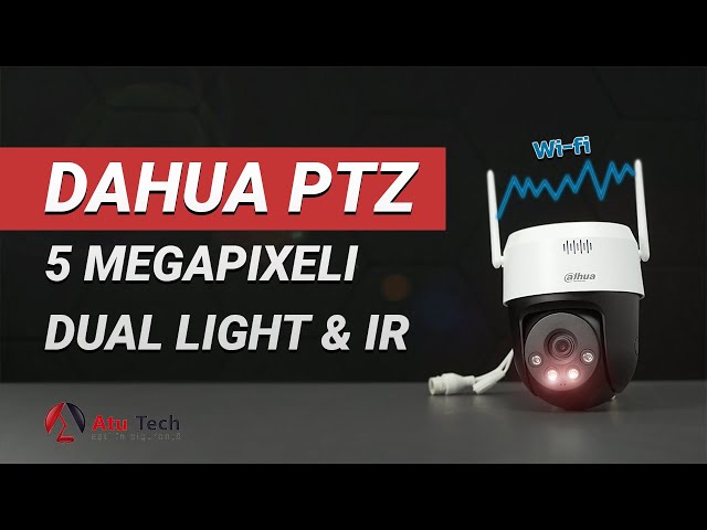 Camera rotativa cu functie Smart Dual Light Dahua, alarma si microfon | DH-SD2A500HB
