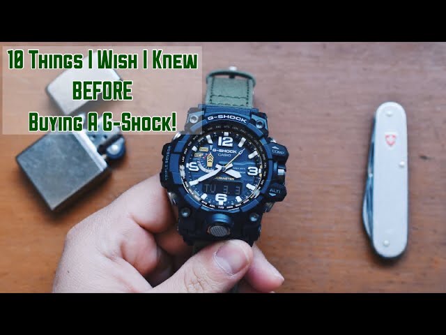 10 Things I Wish I Knew BEFORE Buying A G-Shock!