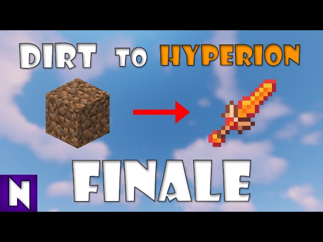 Hypixel Skyblock - Trading from NOTHING to a Hyperion [FINALE]