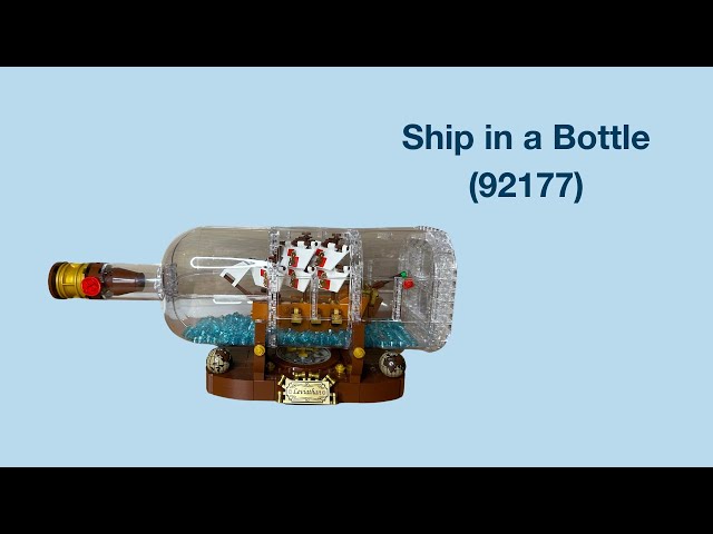 Building Lego Ideas - Ship in a Bottle (92177)