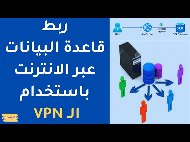 ربط قاعدة البيانات عبر الانترنت باستخدام الشبكة الافتراضية | VPN