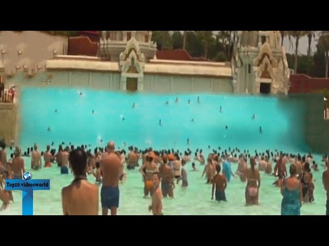 Top 10 Largest Artificial Waves   Scary Wave-pools!