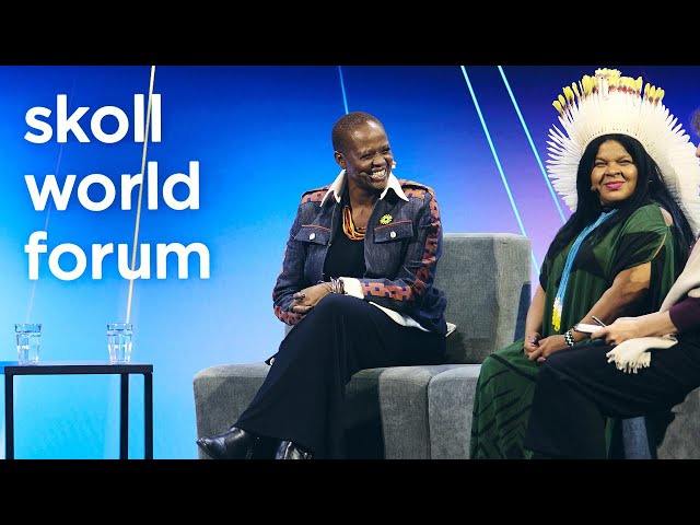 Sonia Guajajara & Wanjira Mathai in Conversation with James Mwangi | 2024 Skoll World Forum #SkollWF