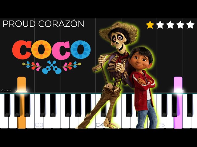 Anthony Gonzalez - Proud Corazón (From “Coco”) | EASY Piano Tutorial