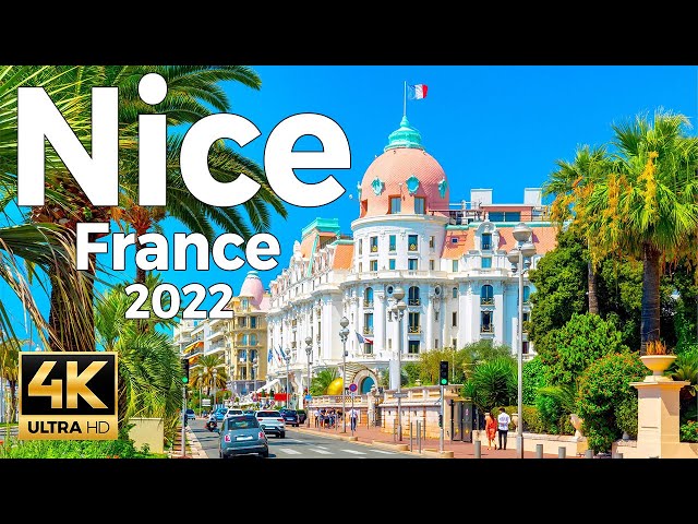 Nice 2022, France Walking Tour (4k Ultra HD 60fps) – With Captions