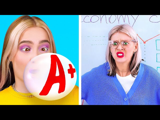 Lucky Vs. Unlucky! Funny Situations And Hacks For College! Cool DIY Tricks & Hacks By A PLUS SCHOOL