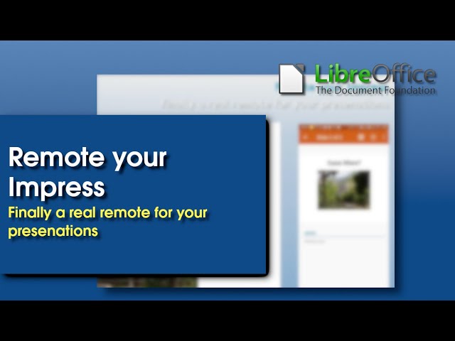 Remote Your Impress - a real remote for your Powerpoint.