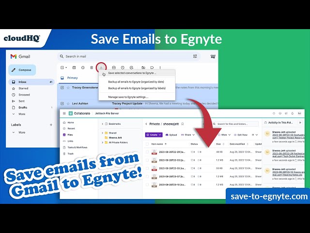 How to Save Emails to Egnyte (including email metadata)