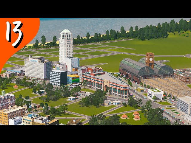 Building the downtown! Cities: Skylines (Part 13)