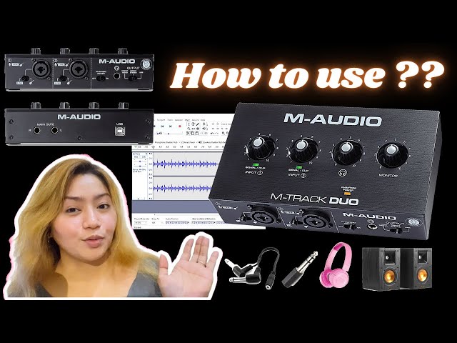 M-track Duo Explained/Testing/Review (M-Audio audio interface) TAGALOG