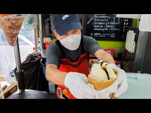 Amazing Fastest Worker of Crepe Making – Korean Street Food #shorts