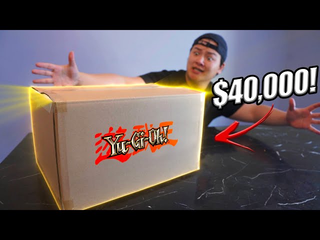 I Bought A $40,000 Box Of Yu-Gi-Oh! Cards!