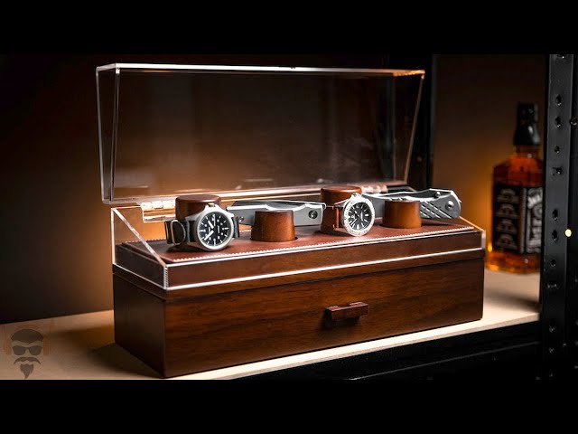 The Combo Deck - The Most Fashionable Modular Watch & Knife Display Case Review