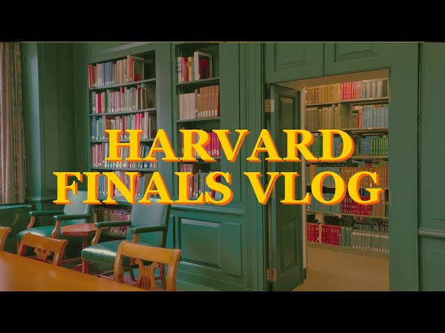 Harvard Finals Vlog 하버드 기말고사 브이로그