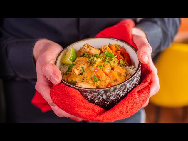 Dieses Erdnuss Curry Rezept wirst du dir speichern!