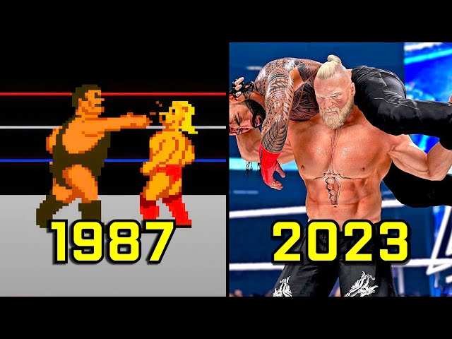 Evolution of WWE Games 1987-2023