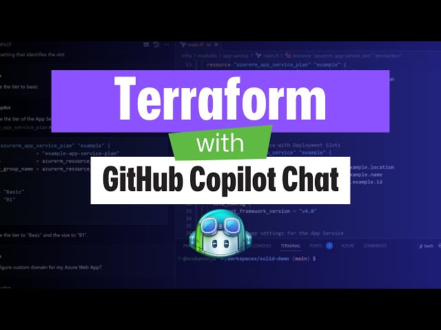Accelerate creating IaC with Terraform and GitHub Copilot Chat