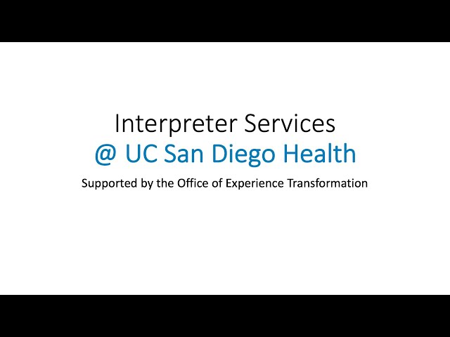 Language Matters at UC San Diego Health