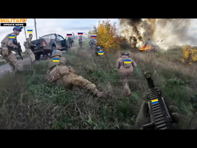 Brutal attack! Ukraine Specialised brigade ambush and shoot 105 Russian soldier in Zaporizhzhia