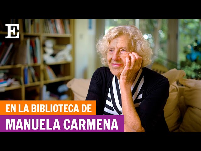 En la biblioteca de Manuela Carmena: “Es dramático que haya políticos que no leen un libro” |EL PAÍS