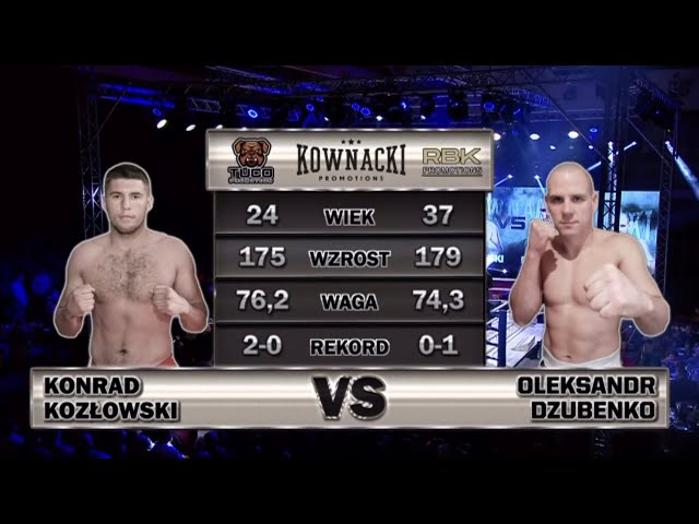 Konrad Kozlowski VS Oleksandr Dzubenko | FULL FIGHT In POLAND 01/07/22 🥊🥊