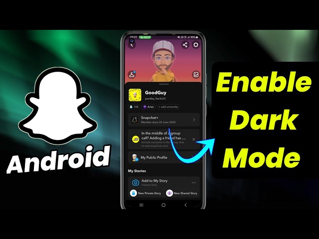 Finally ! android snapchat dark mode is here | Snapchat Dark Mode Enable Kaise kare Android