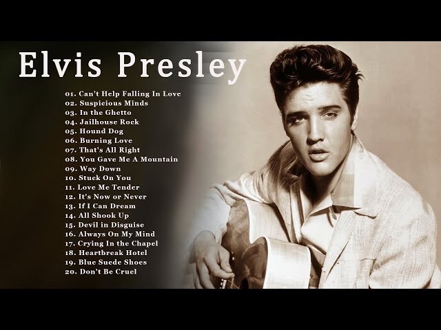 Elvis Presley Greatest Hits Playlist Full Album   Best Songs Of Elvis Presley Playlist Ever 2024