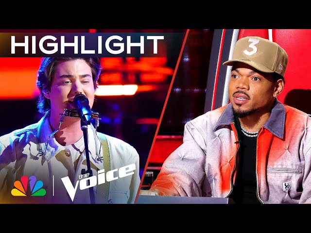 Kyle Schuesler Connects with the Coaches with "Something in the Orange" | The Voice Playoffs | NBC