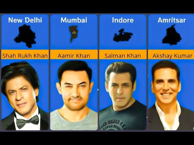 comparison Birth State Of Famous Indian Actors/top 50